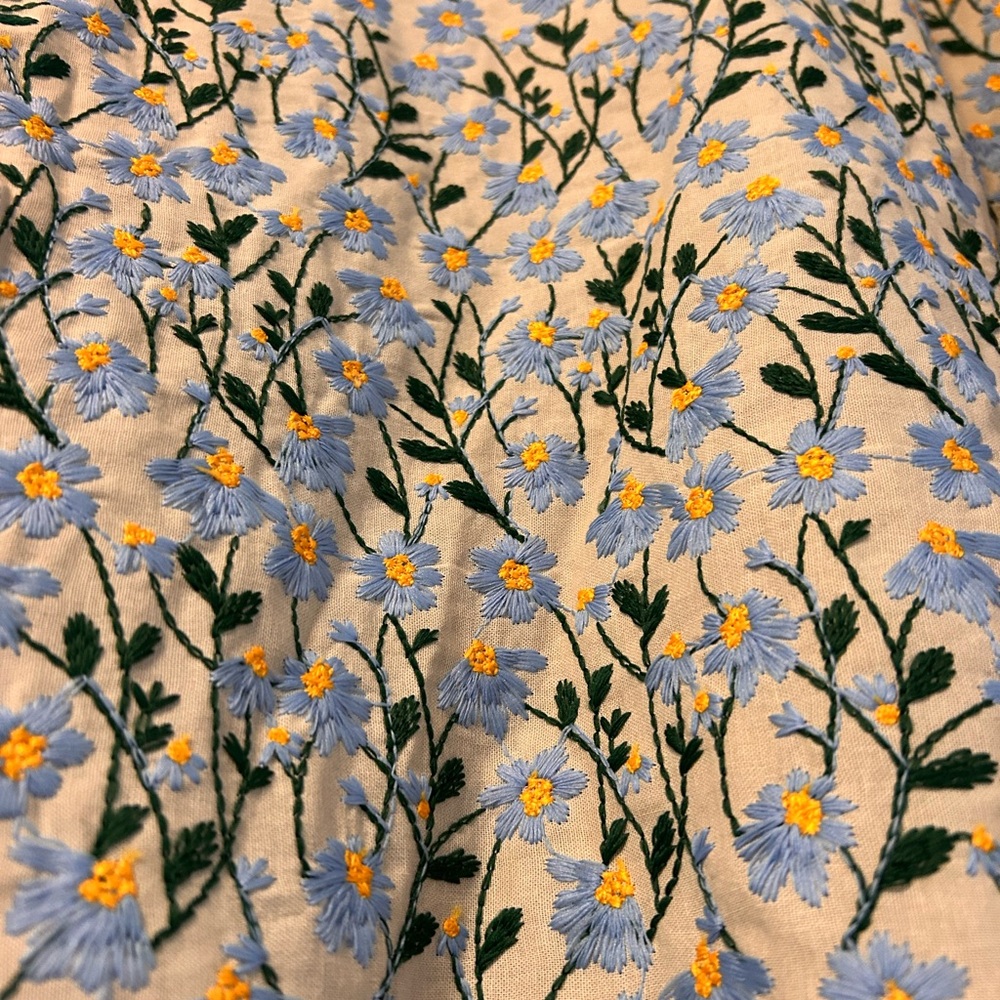 Tuckernuck Blue and Yellow Floral Dress, size L, NWT - Picture 12 of 12